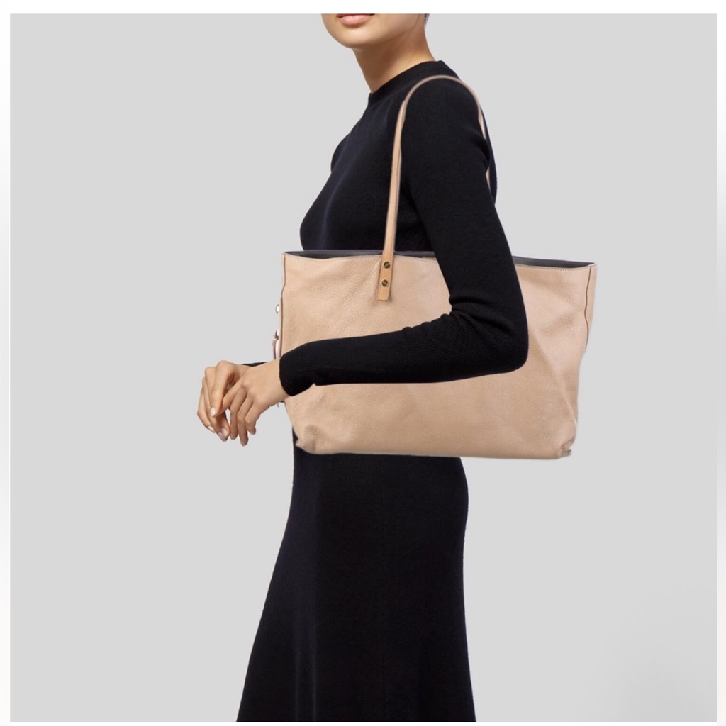 Chloe Beige Leather Tote Bag 03147365